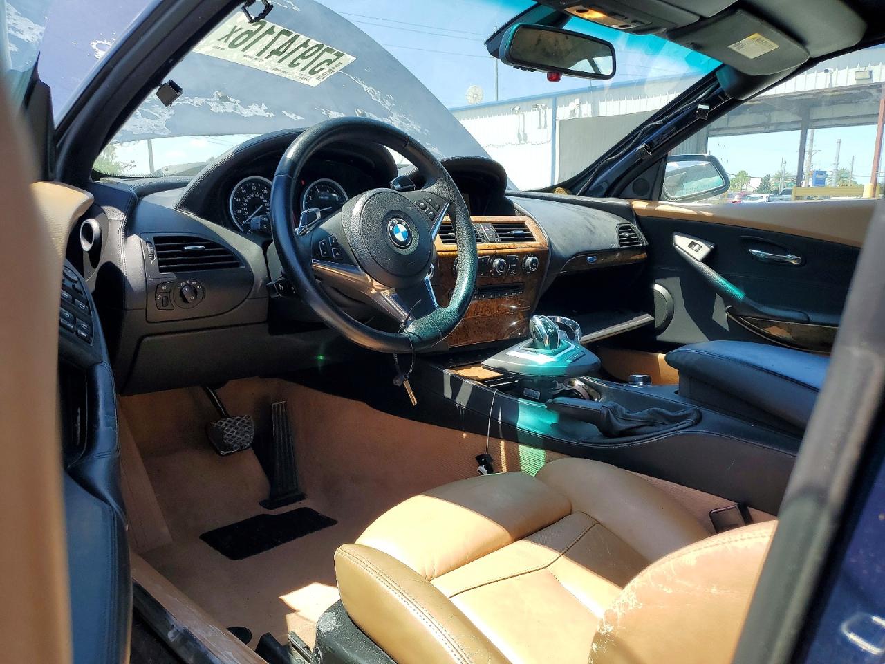 2010 Bmw 650 I Blue vin: WBAEB5C56AC225573