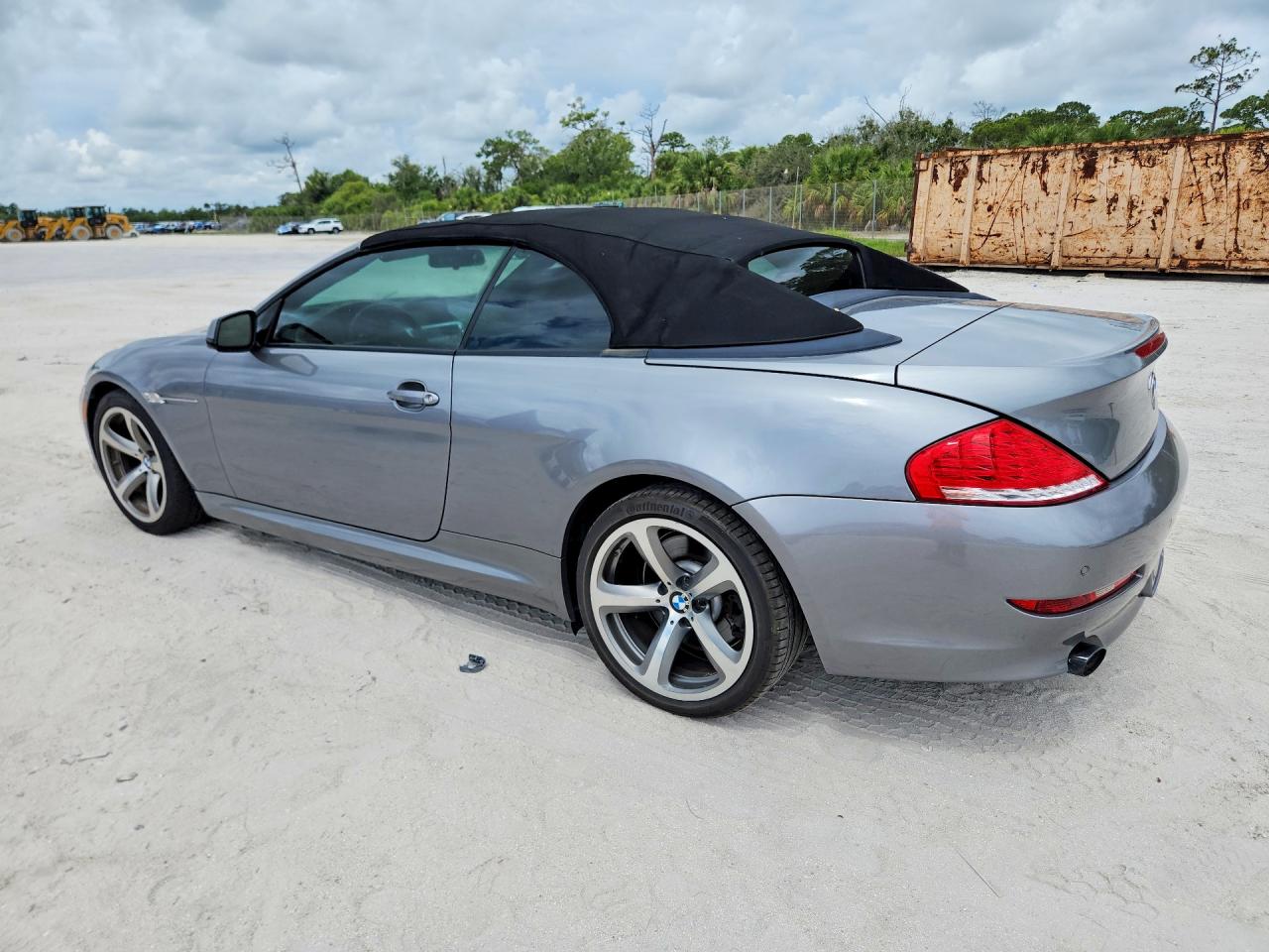 2010 Bmw 650 I Silver vin: WBAEB5C56AC226075