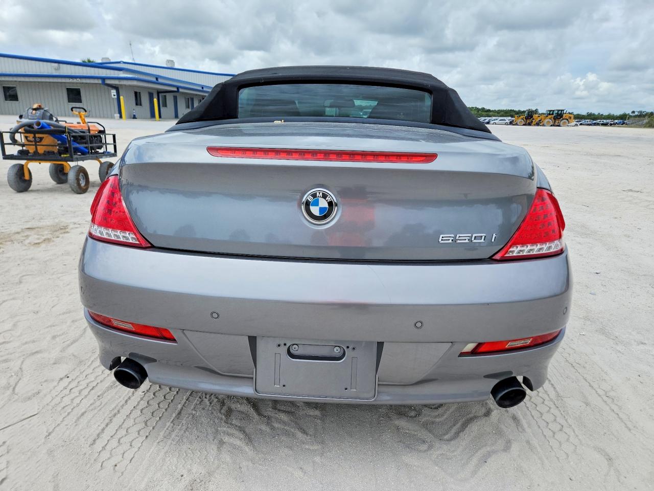 2010 Bmw 650 I Silver vin: WBAEB5C56AC226075