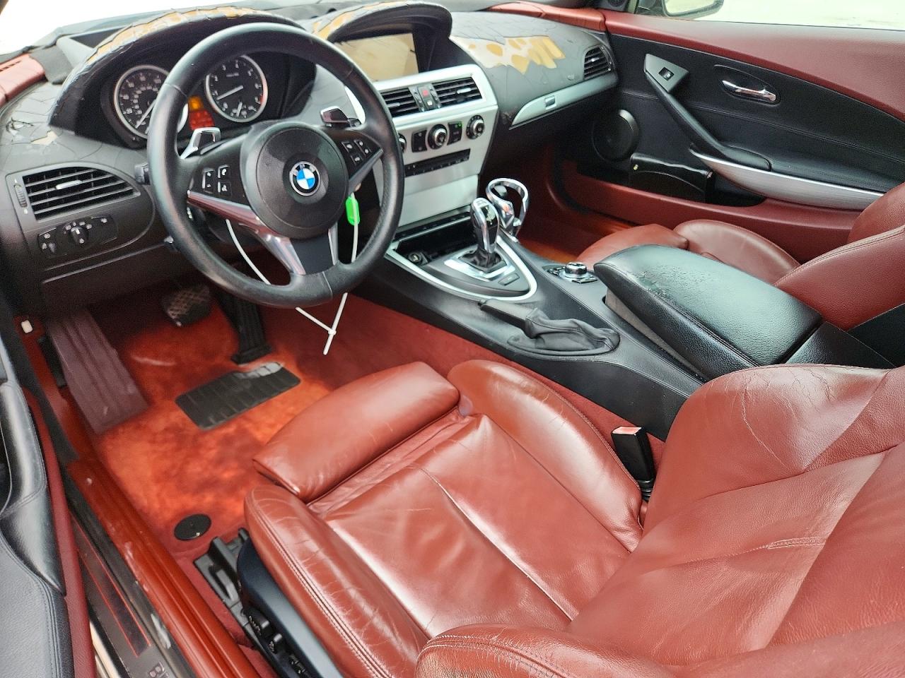 2010 Bmw 650 I Silver vin: WBAEB5C56AC226075