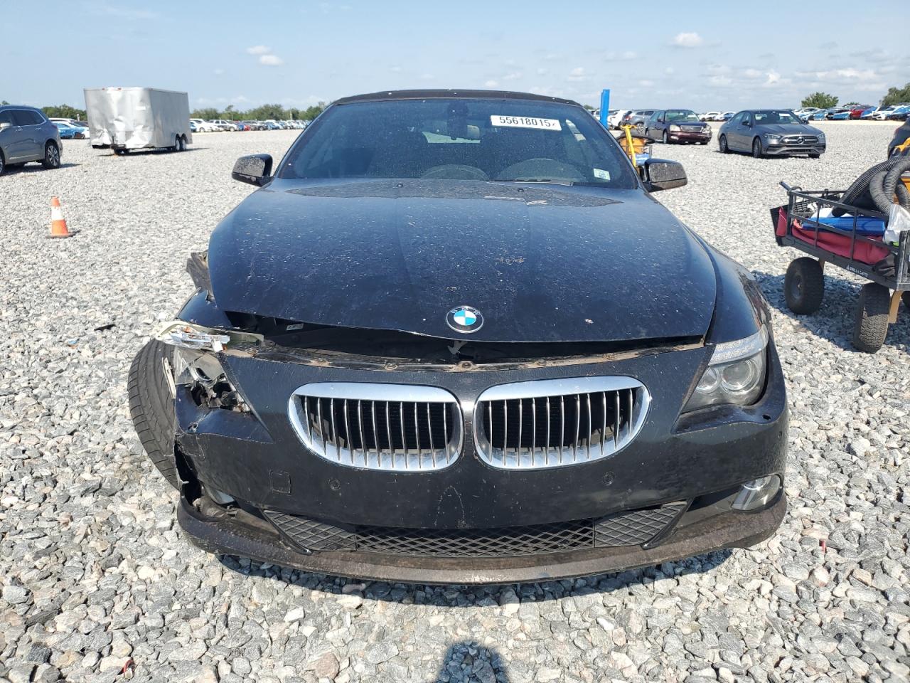 2010 Bmw 650 I Черный vin: WBAEB5C57AC226263