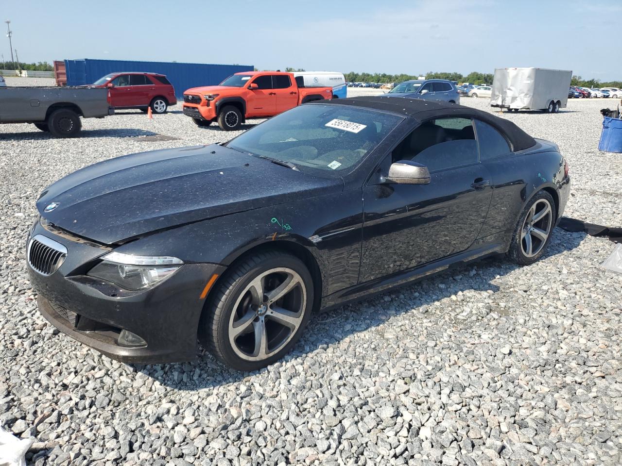 2010 Bmw 650 I Черный vin: WBAEB5C57AC226263