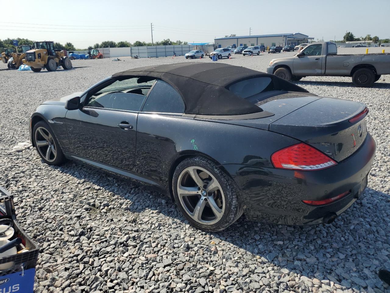 2010 Bmw 650 I Черный vin: WBAEB5C57AC226263