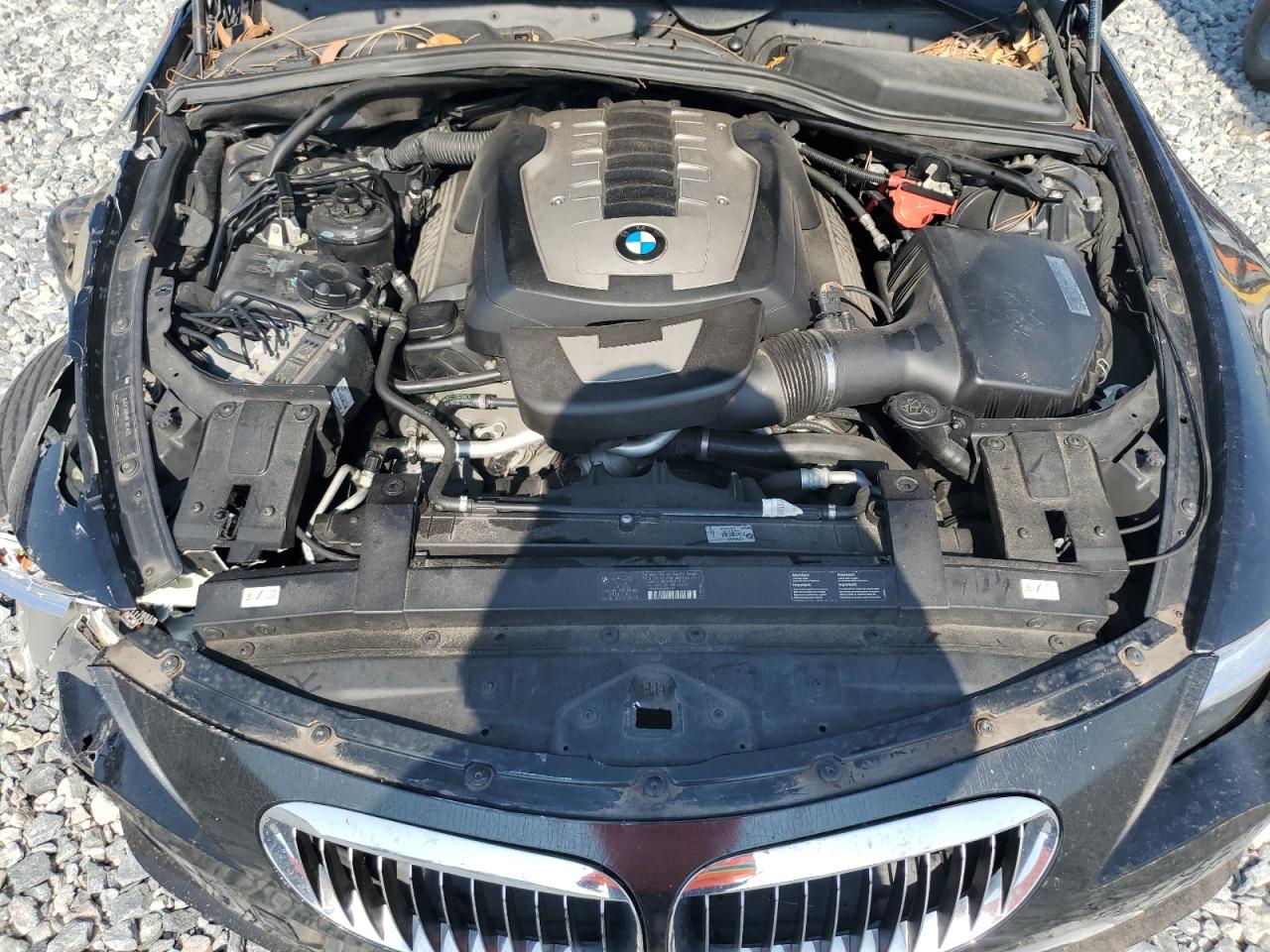 2010 Bmw 650 I Черный vin: WBAEB5C57AC226263