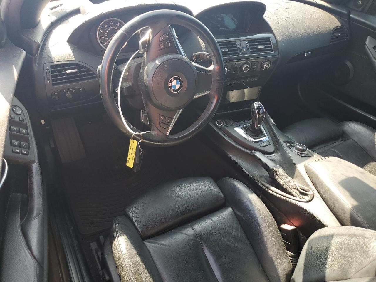 2010 Bmw 650 I Черный vin: WBAEB5C57AC226263