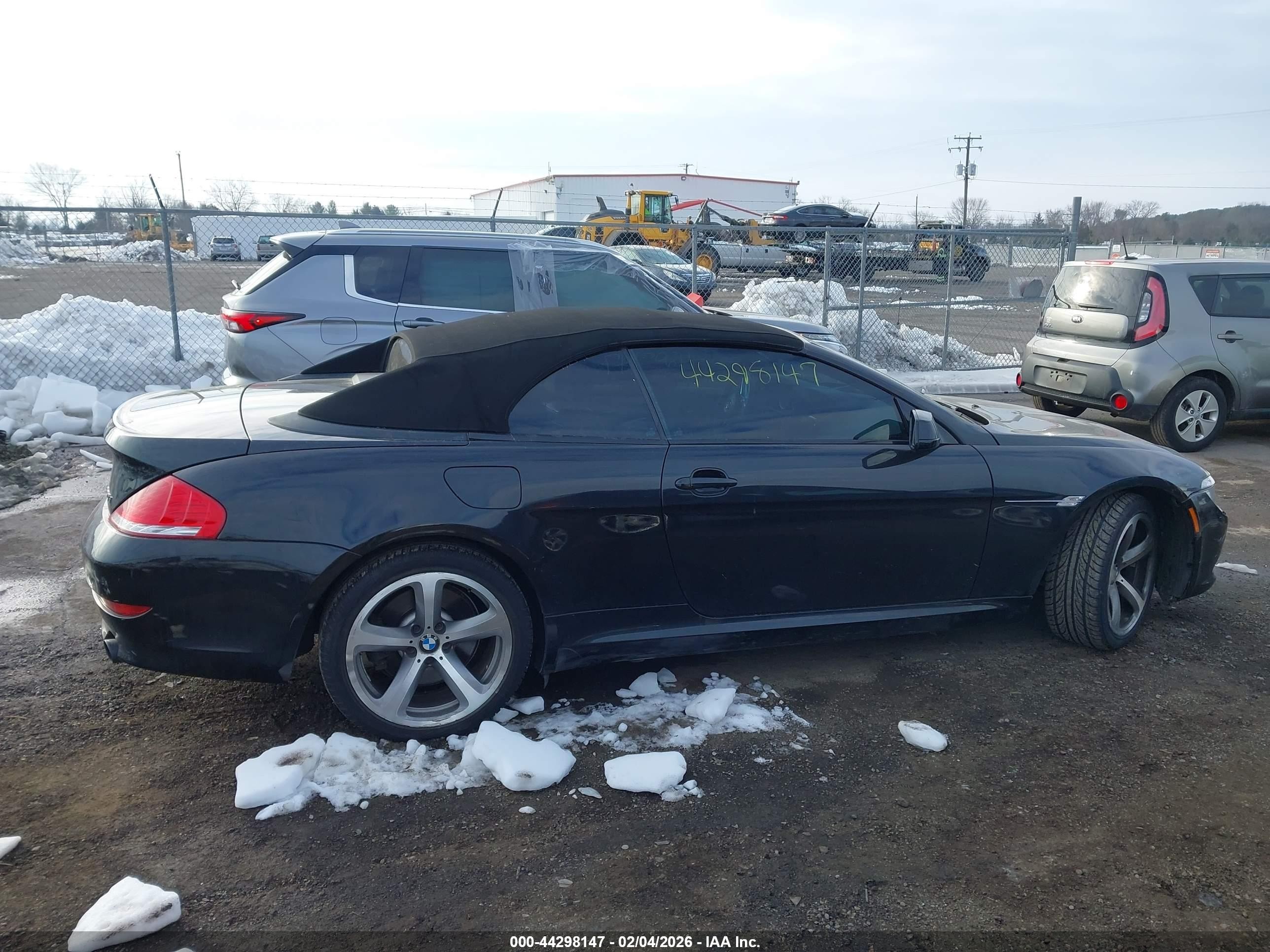 2010 Bmw 650i   Черный vin: WBAEB5C59AC225566