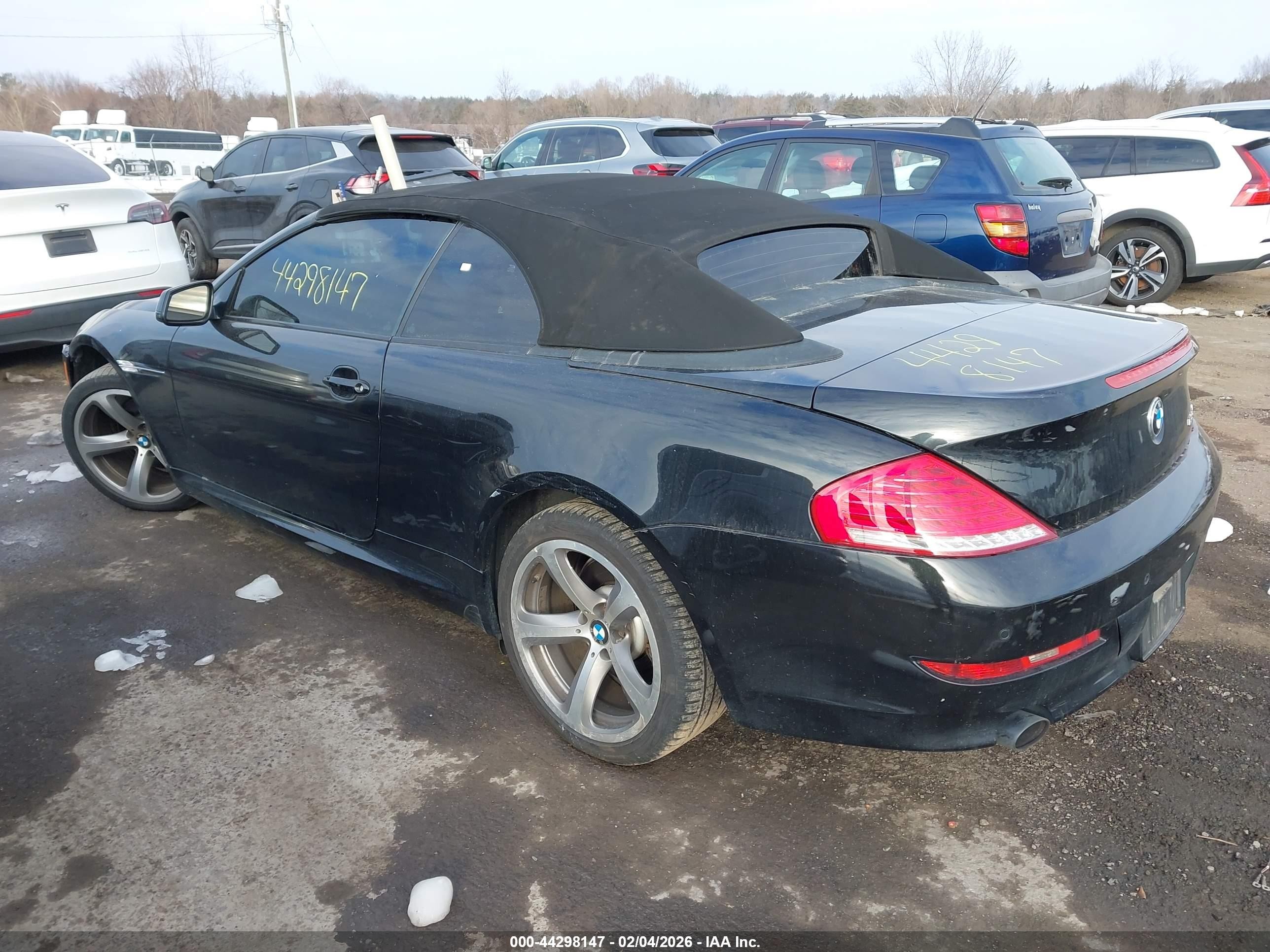 2010 Bmw 650i   Черный vin: WBAEB5C59AC225566