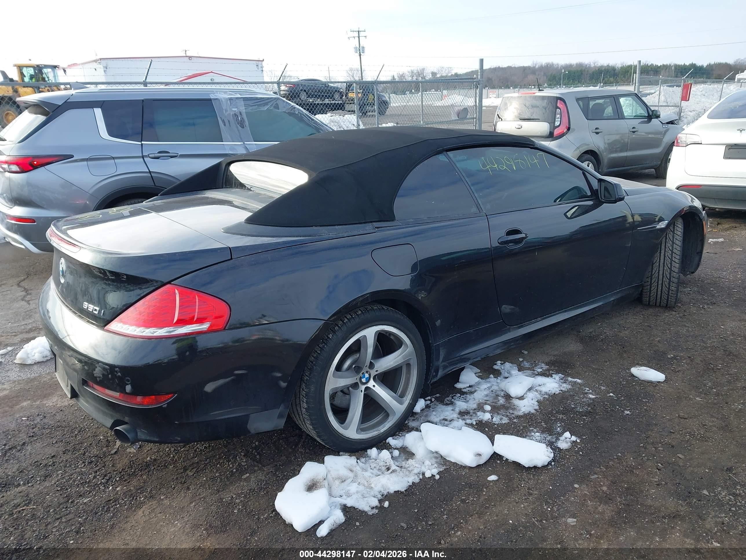 2010 Bmw 650i   Черный vin: WBAEB5C59AC225566