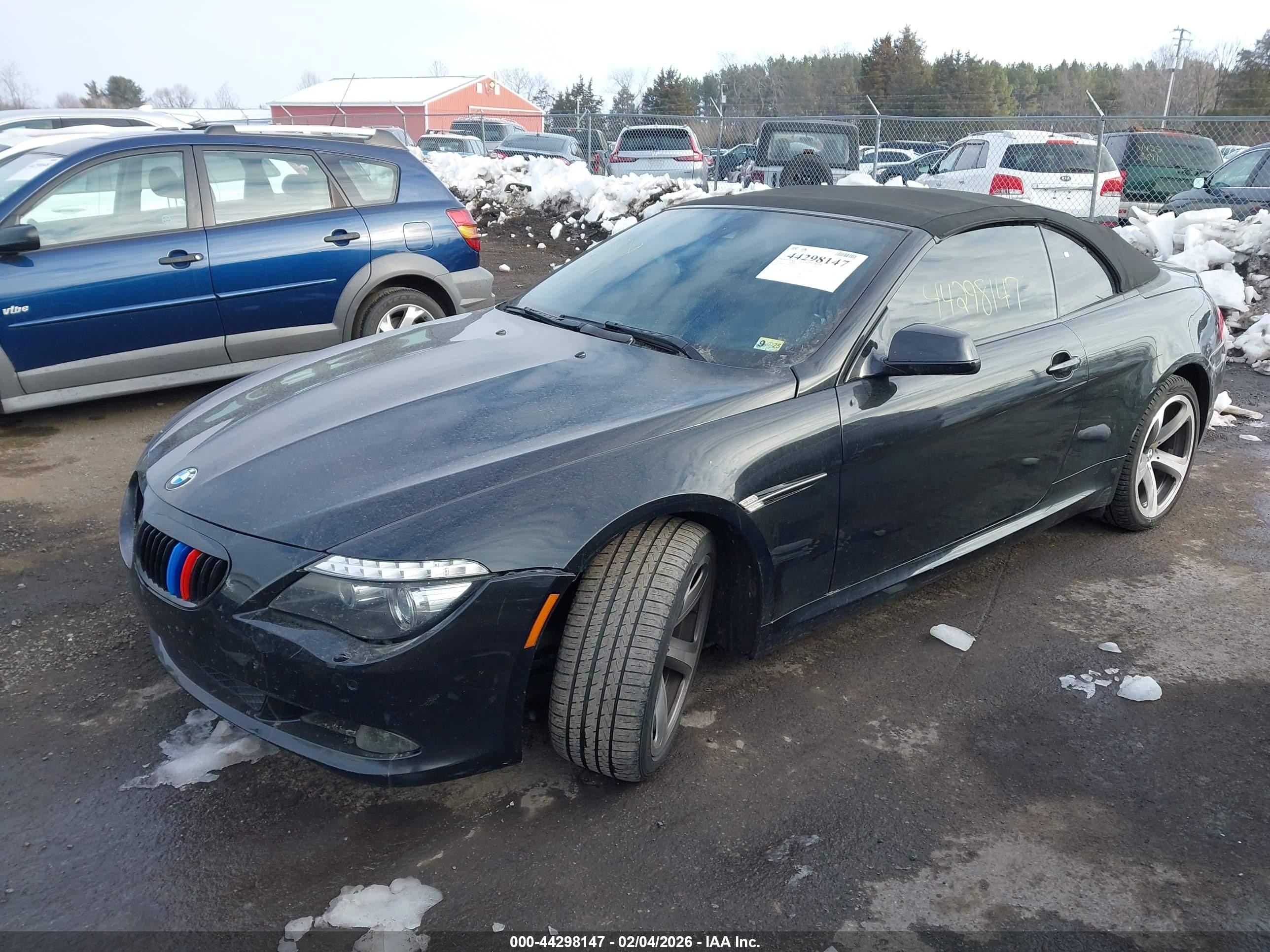 2010 Bmw 650i   Черный vin: WBAEB5C59AC225566