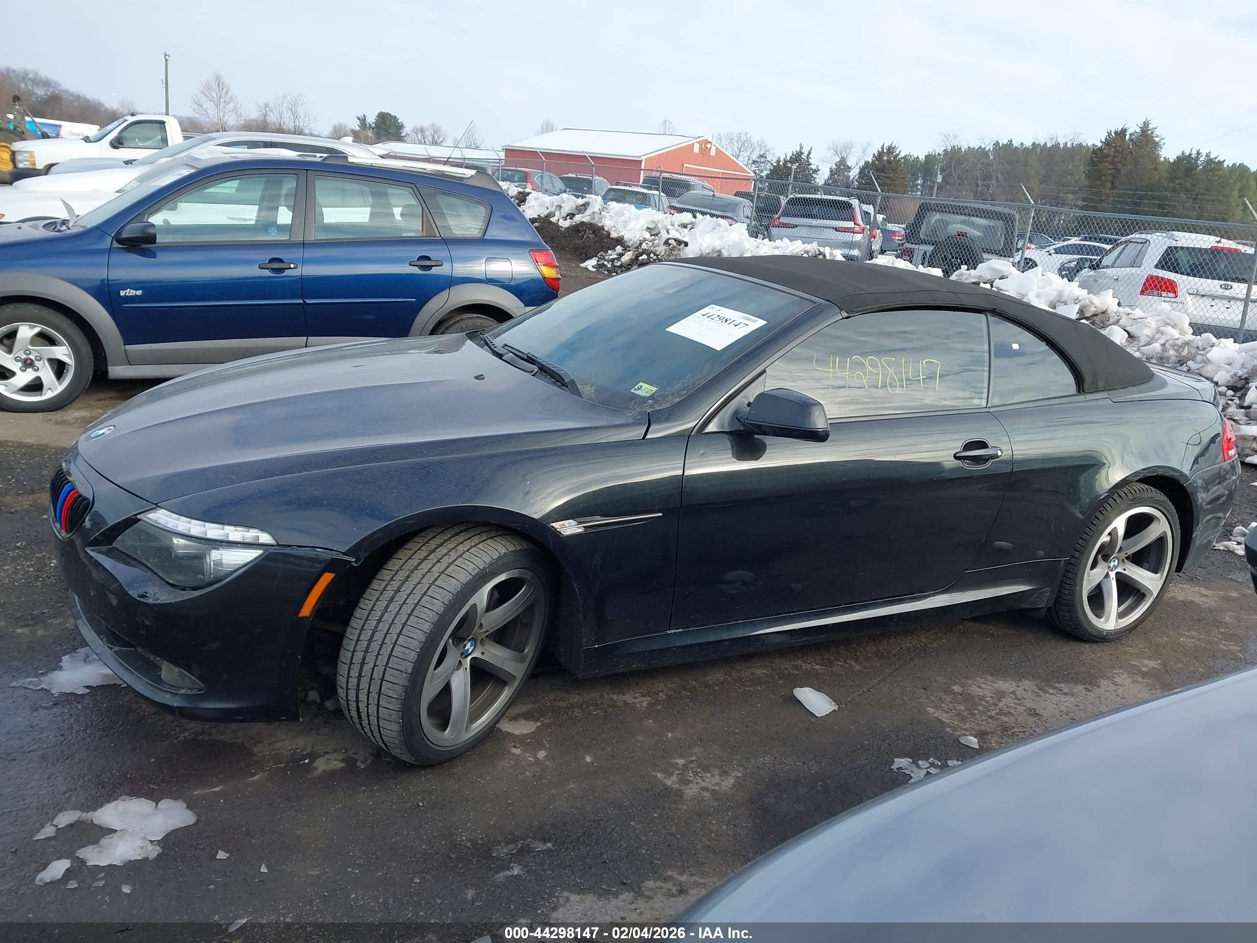 2010 Bmw 650i   Черный vin: WBAEB5C59AC225566
