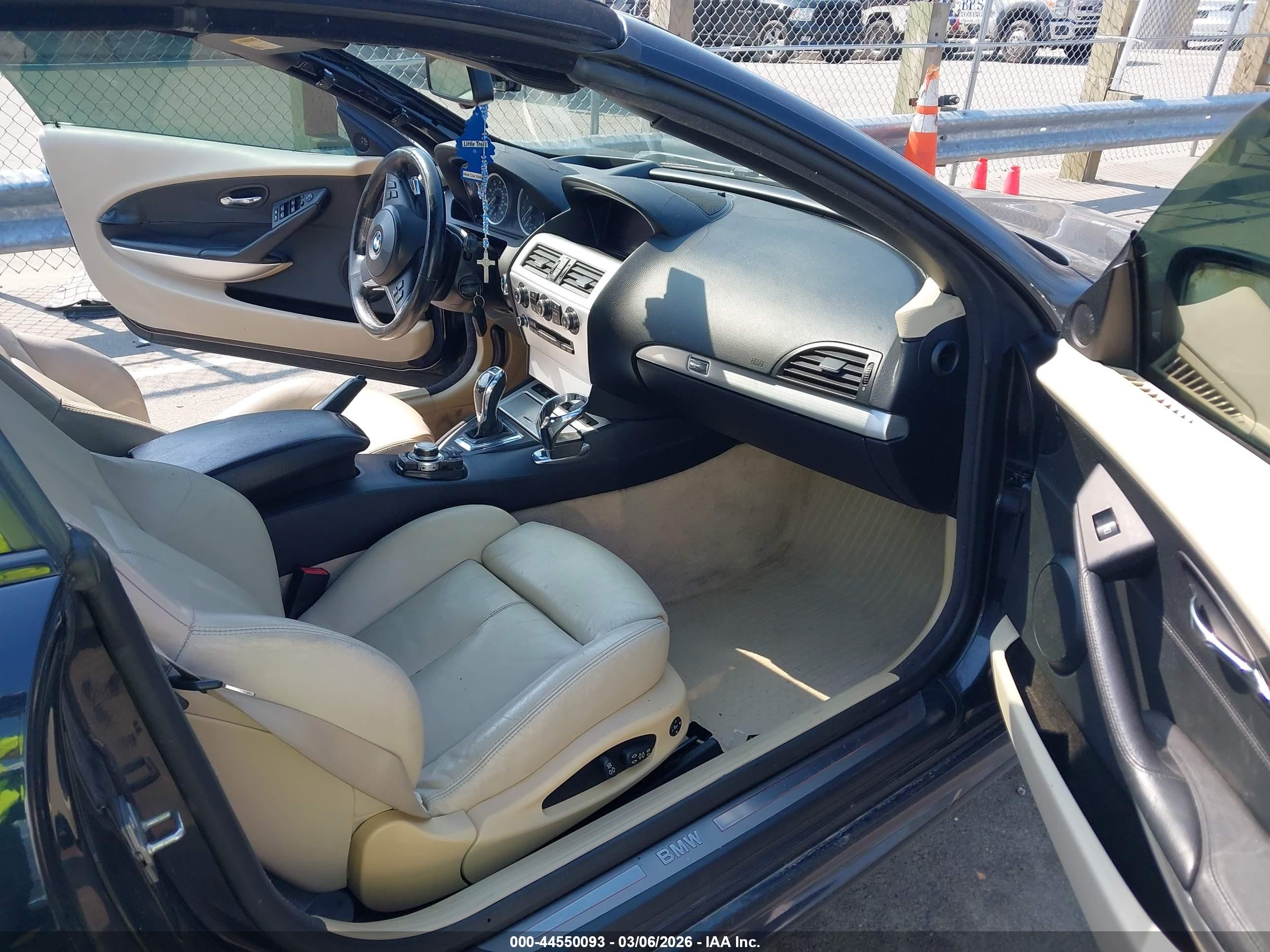 2010 Bmw 650i   Dark Blue vin: WBAEB5C59AC225809
