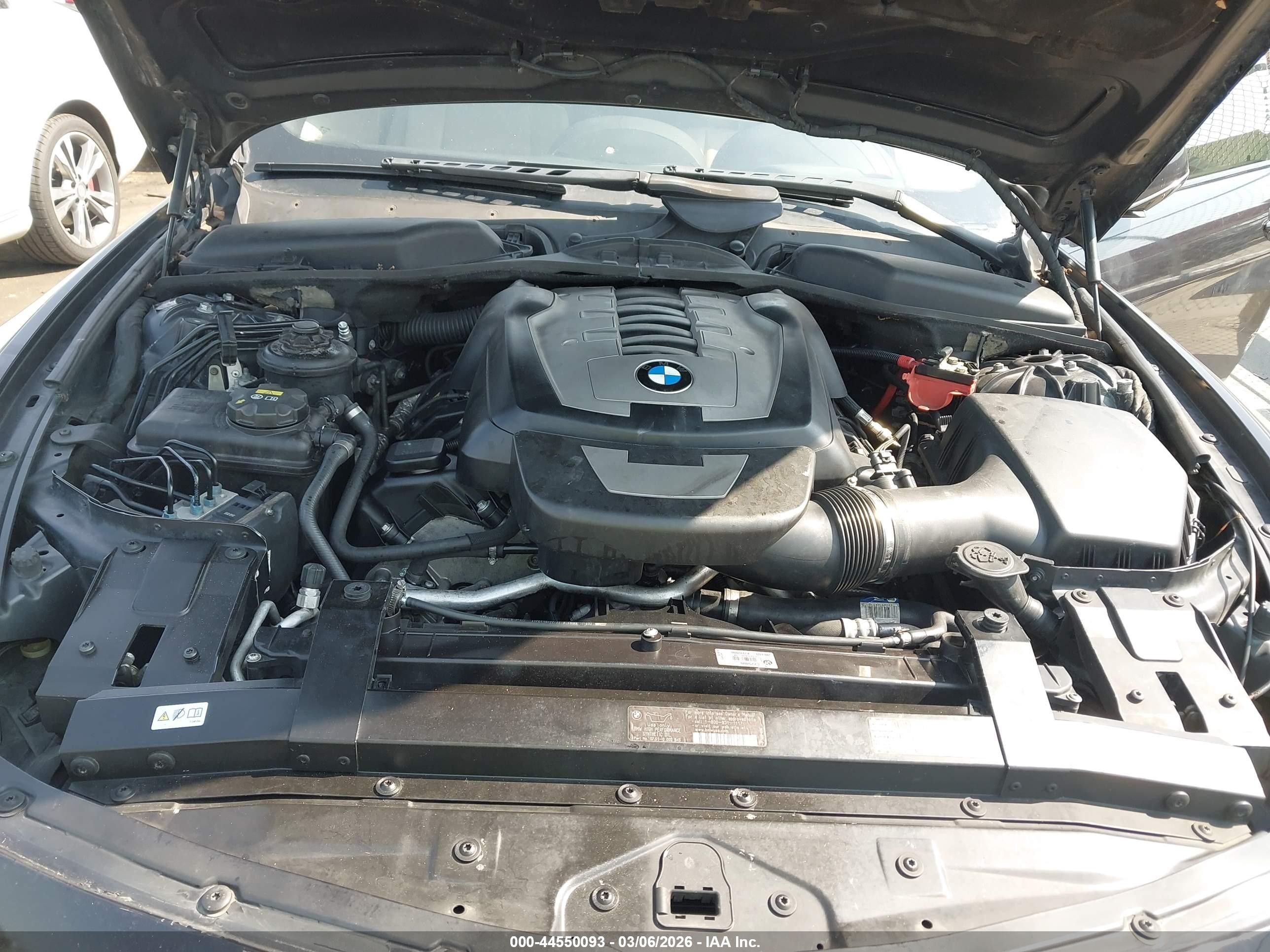 2010 Bmw 650i   Dark Blue vin: WBAEB5C59AC225809