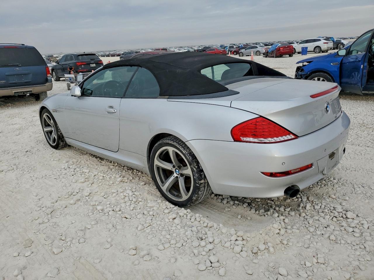 2010 Bmw 650 I Silver vin: WBAEB5C5XAC224698