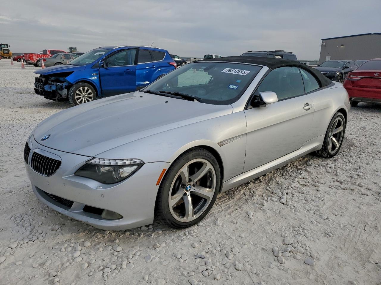2010 Bmw 650 I Silver vin: WBAEB5C5XAC224698