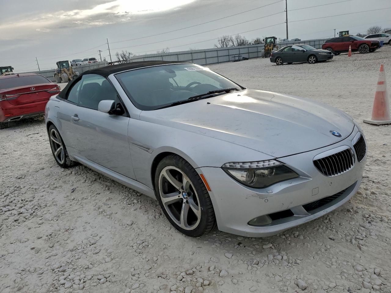 2010 Bmw 650 I Silver vin: WBAEB5C5XAC224698