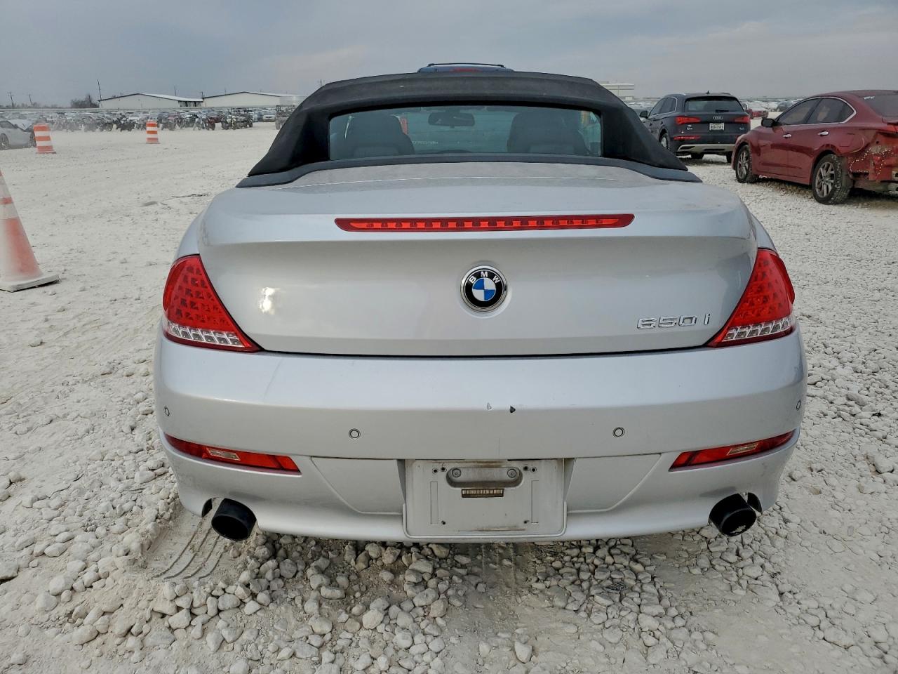 2010 Bmw 650 I Silver vin: WBAEB5C5XAC224698