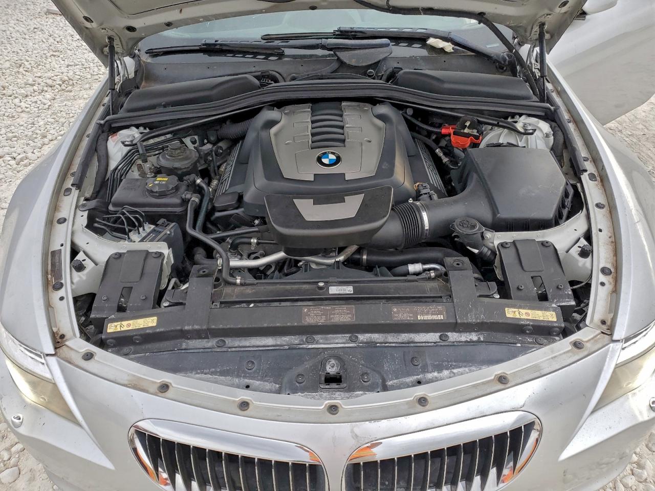 2010 Bmw 650 I Silver vin: WBAEB5C5XAC224698