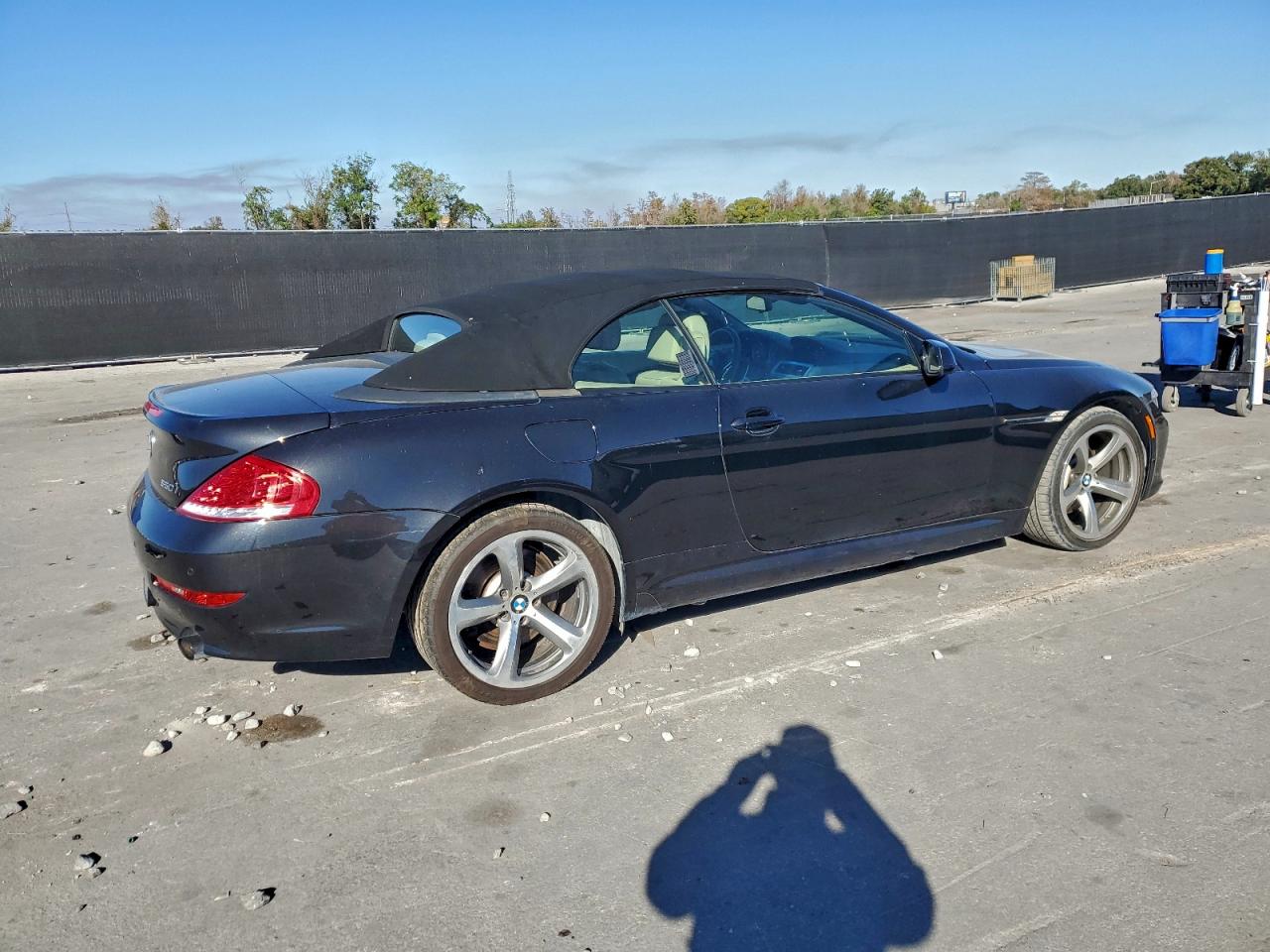 2010 Bmw 650 I Черный vin: WBAEB5C5XAC225883