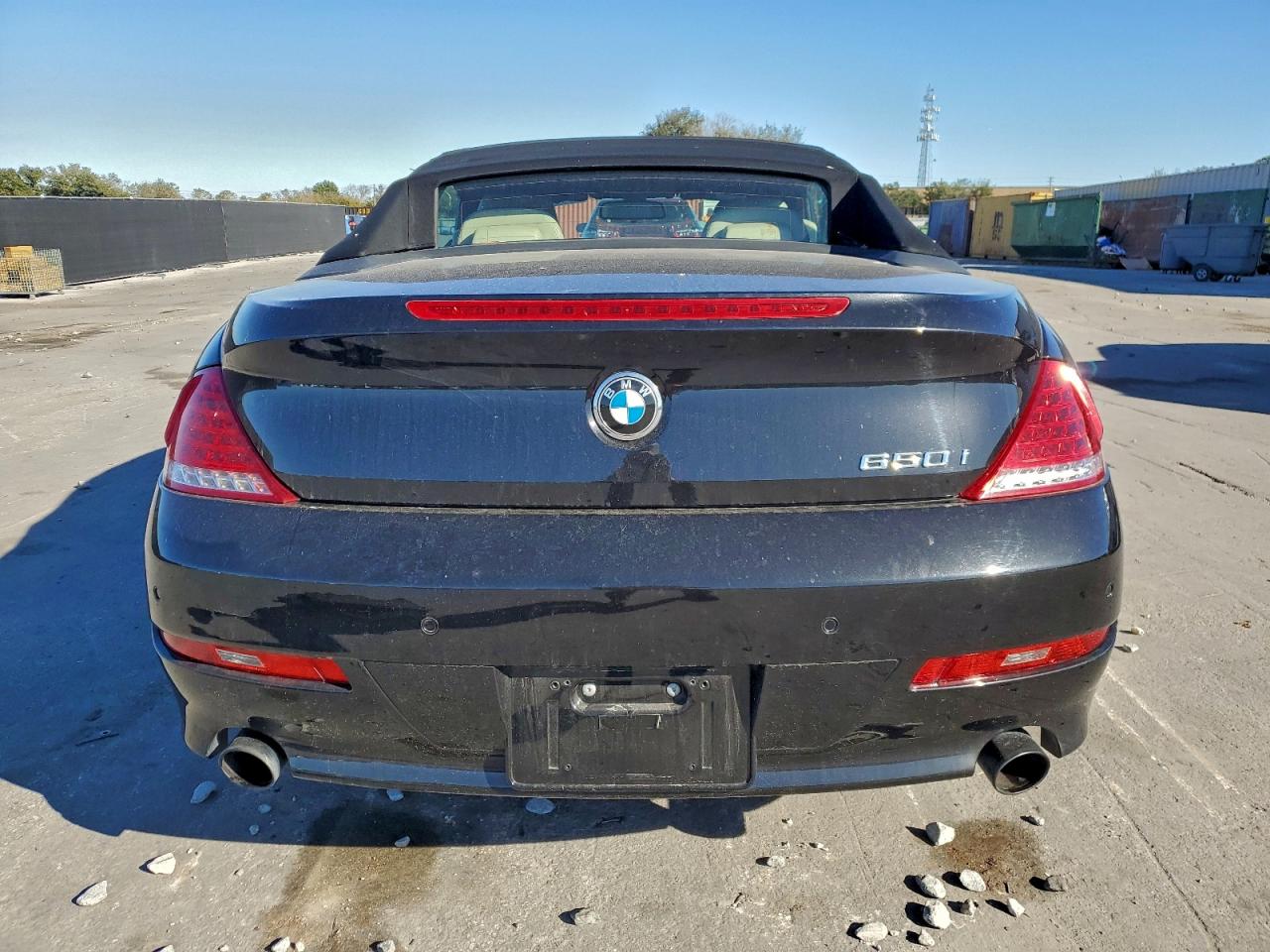 2010 Bmw 650 I Черный vin: WBAEB5C5XAC225883