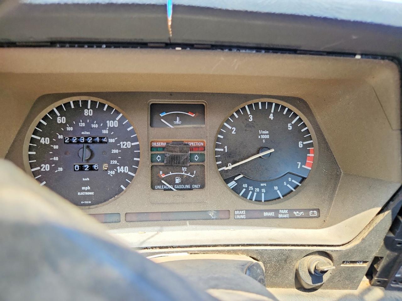 1984 Bmw 633 Csi Automatic White vin: WBAEB8407E6996424