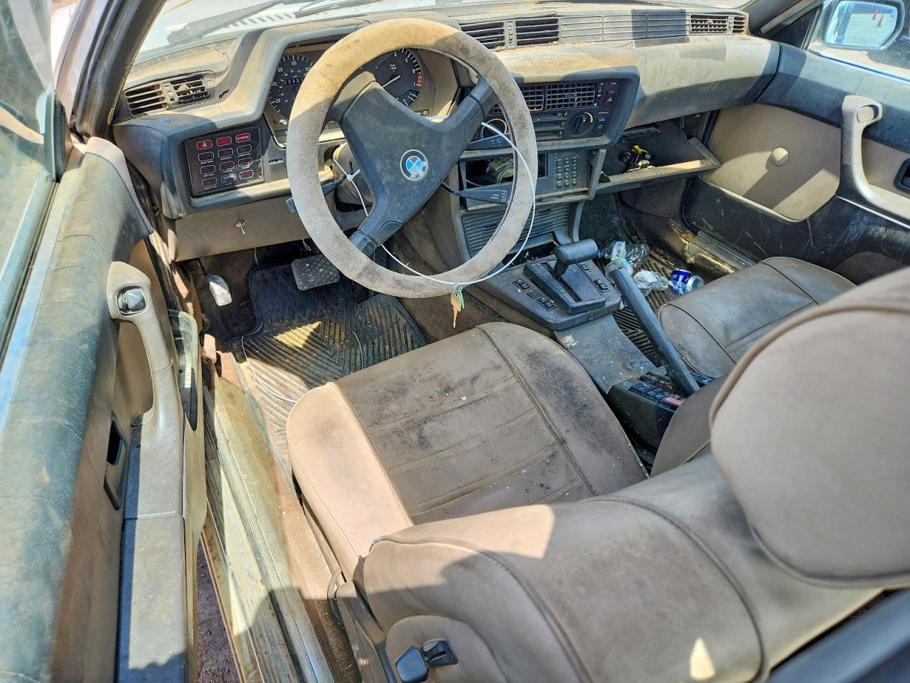1984 Bmw 633 Csi Automatic White vin: WBAEB8407E6996424