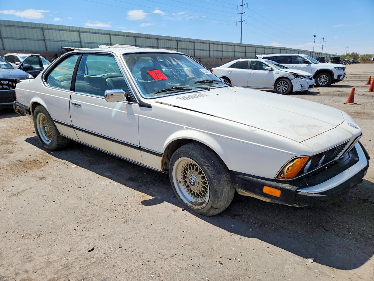 1984 Bmw 633 Csi Automatic White vin: WBAEB8407E6996424