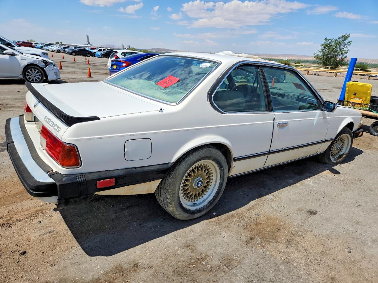 1984 Bmw 633 Csi Automatic White vin: WBAEB8407E6996424