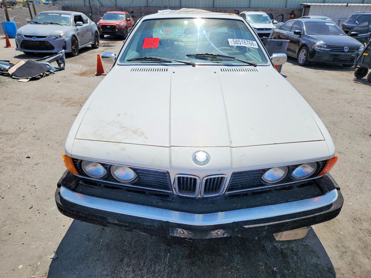 1984 Bmw 633 Csi Automatic White vin: WBAEB8407E6996424