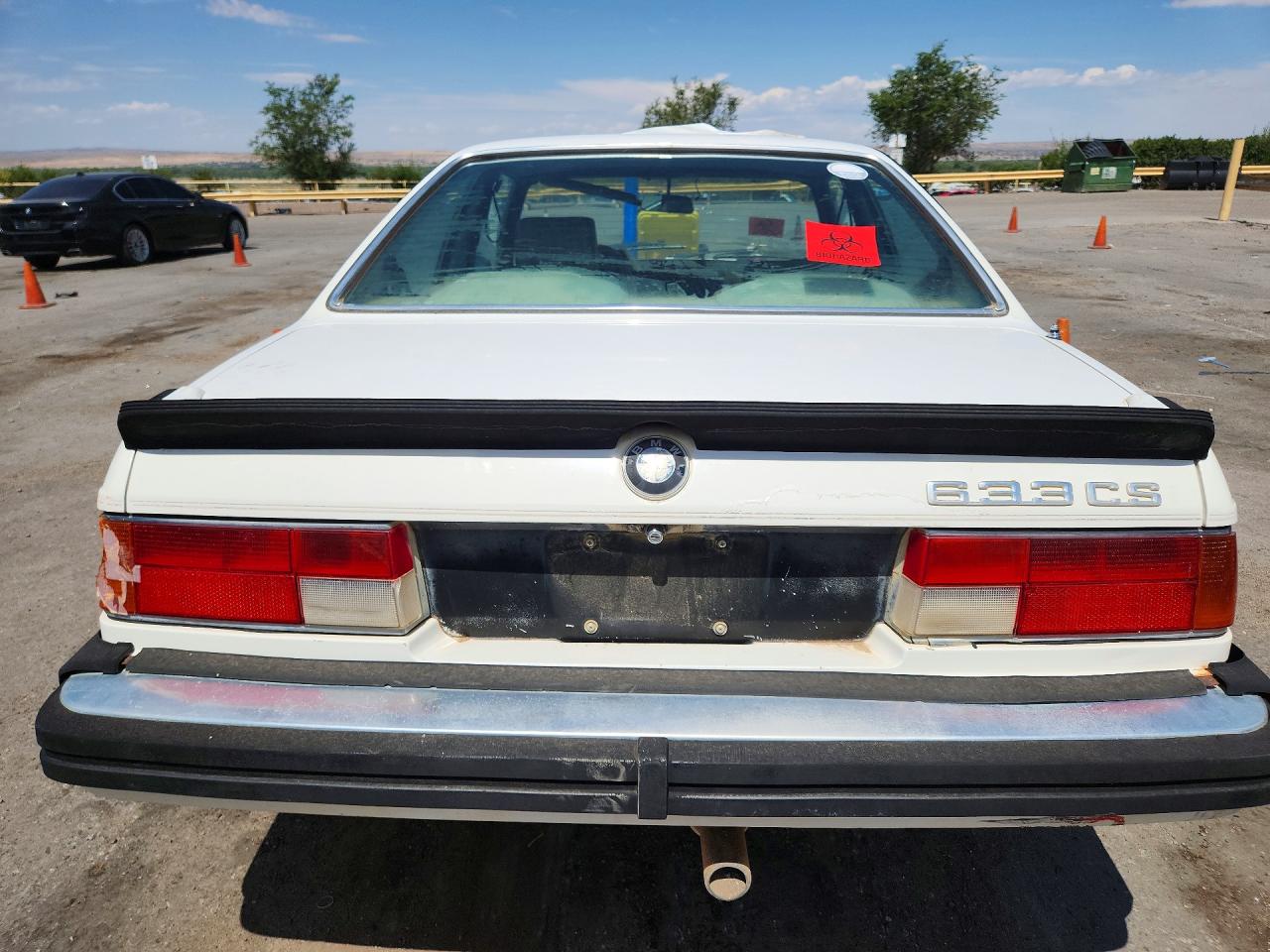 1984 Bmw 633 Csi Automatic White vin: WBAEB8407E6996424