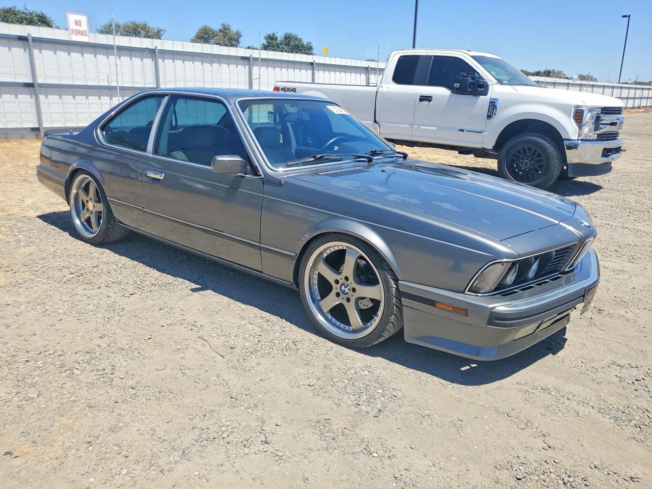 1989 Bmw 635 Csi Automatic Gray vin: WBAEC8411K3268049
