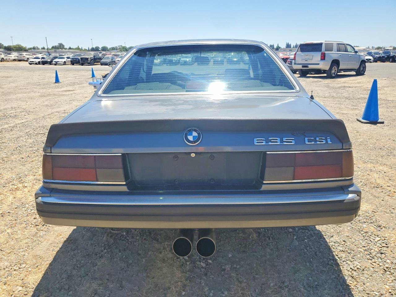 1989 Bmw 635 Csi Automatic Gray vin: WBAEC8411K3268049