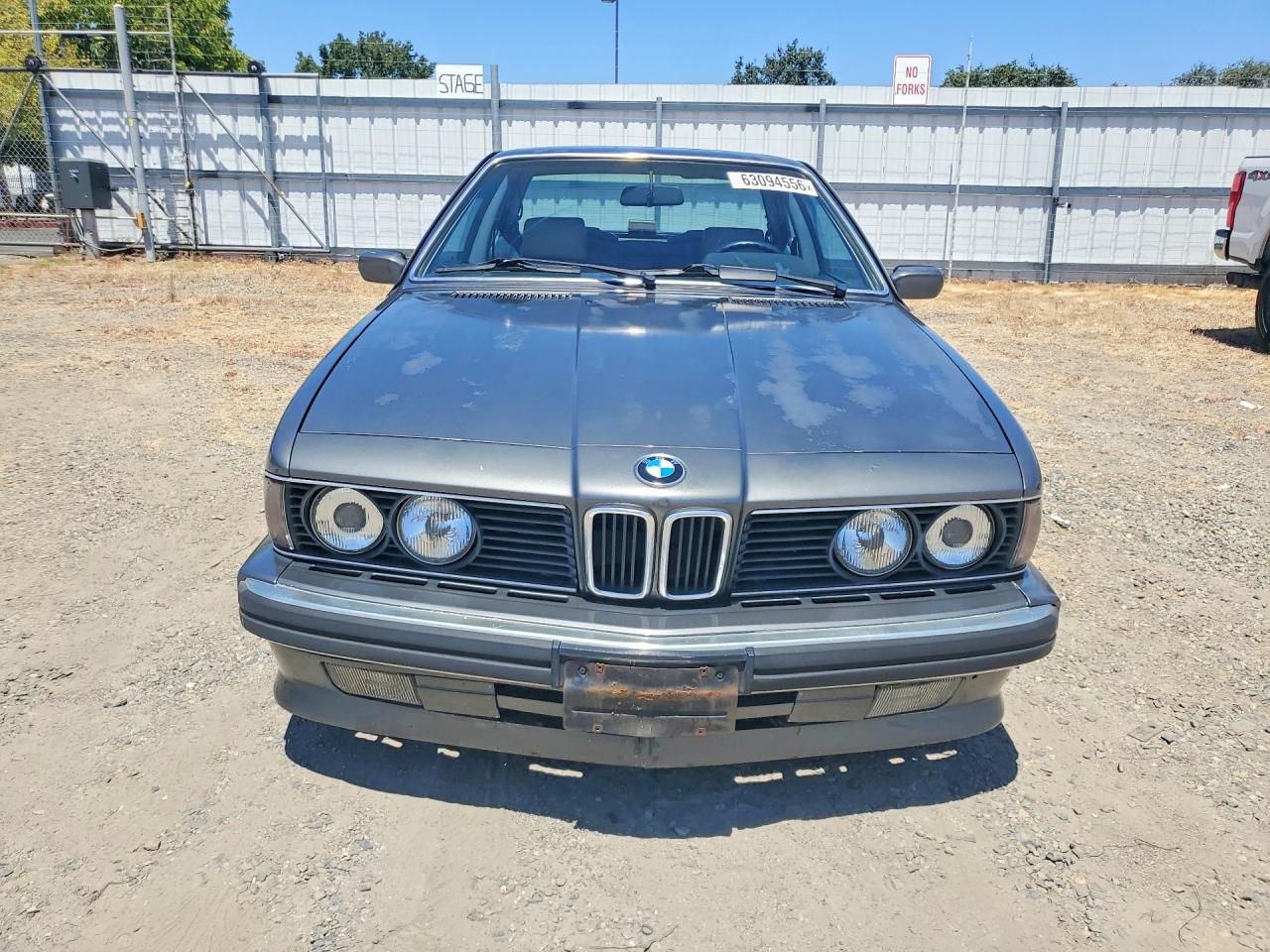 1989 Bmw 635 Csi Automatic Gray vin: WBAEC8411K3268049