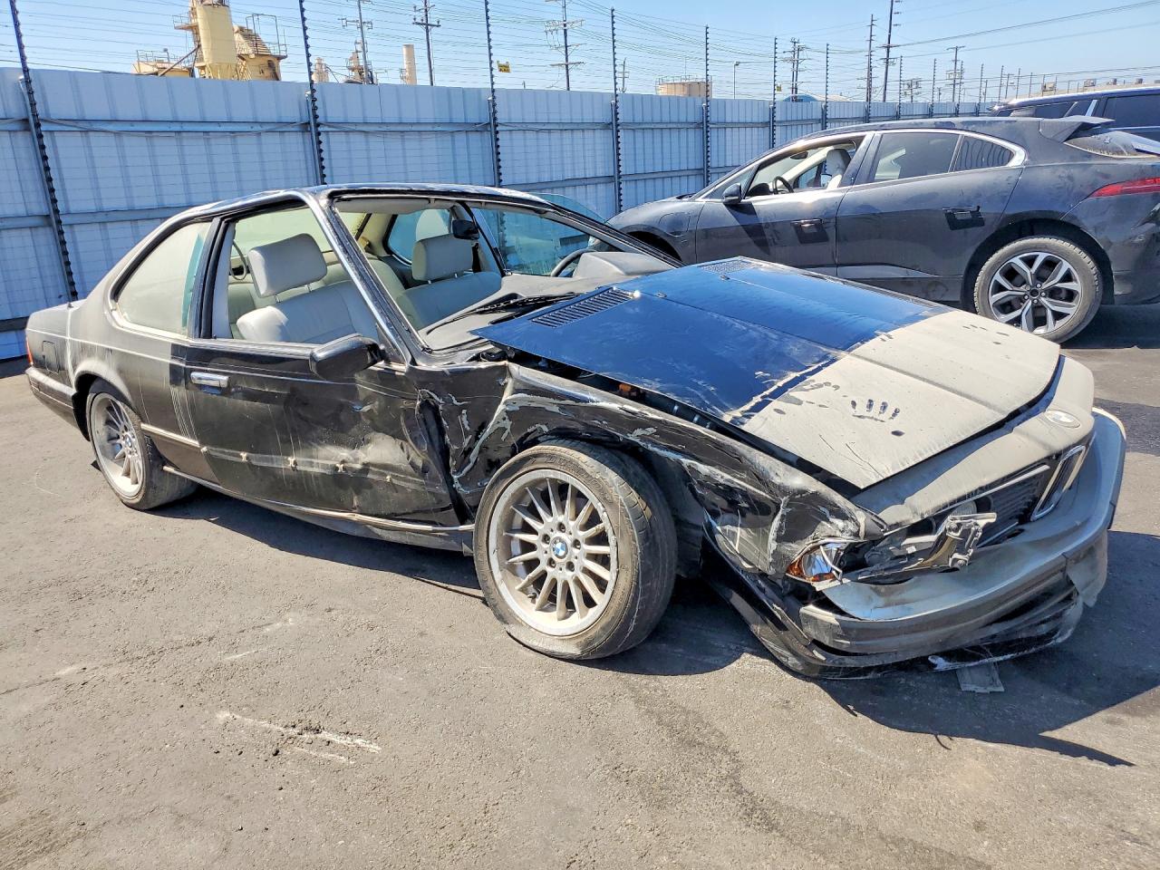1988 Bmw 635 Csi Automatic Black vin: WBAEC8413J3267418