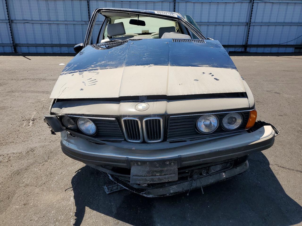 1988 Bmw 635 Csi Automatic Black vin: WBAEC8413J3267418