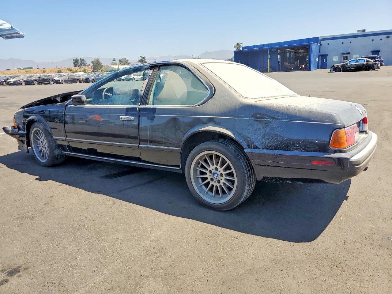 1988 Bmw 635 Csi Automatic Black vin: WBAEC8413J3267418