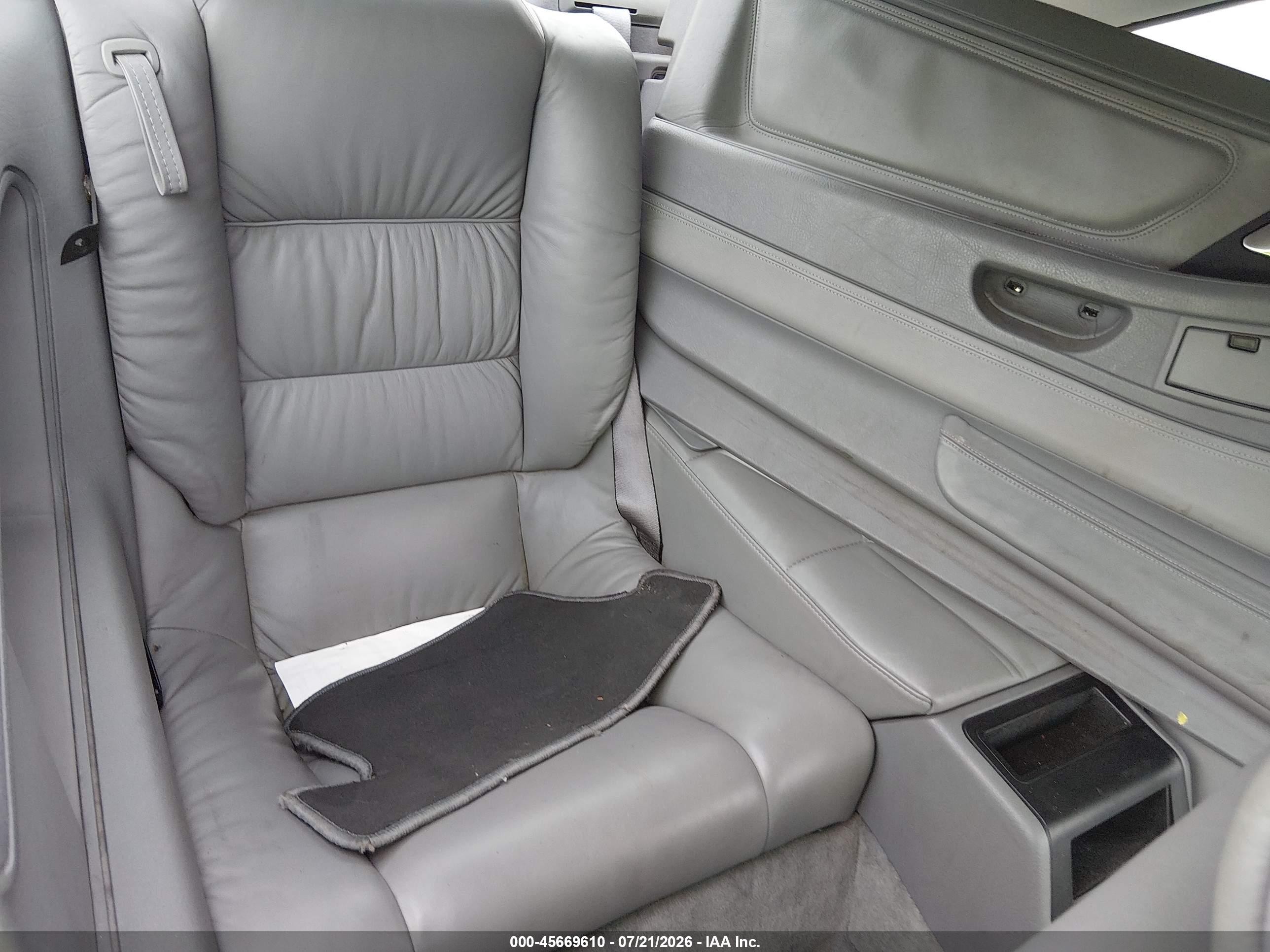 1995 Bmw 840 Ci Automatic Gray vin: WBAEF632XSCC90155