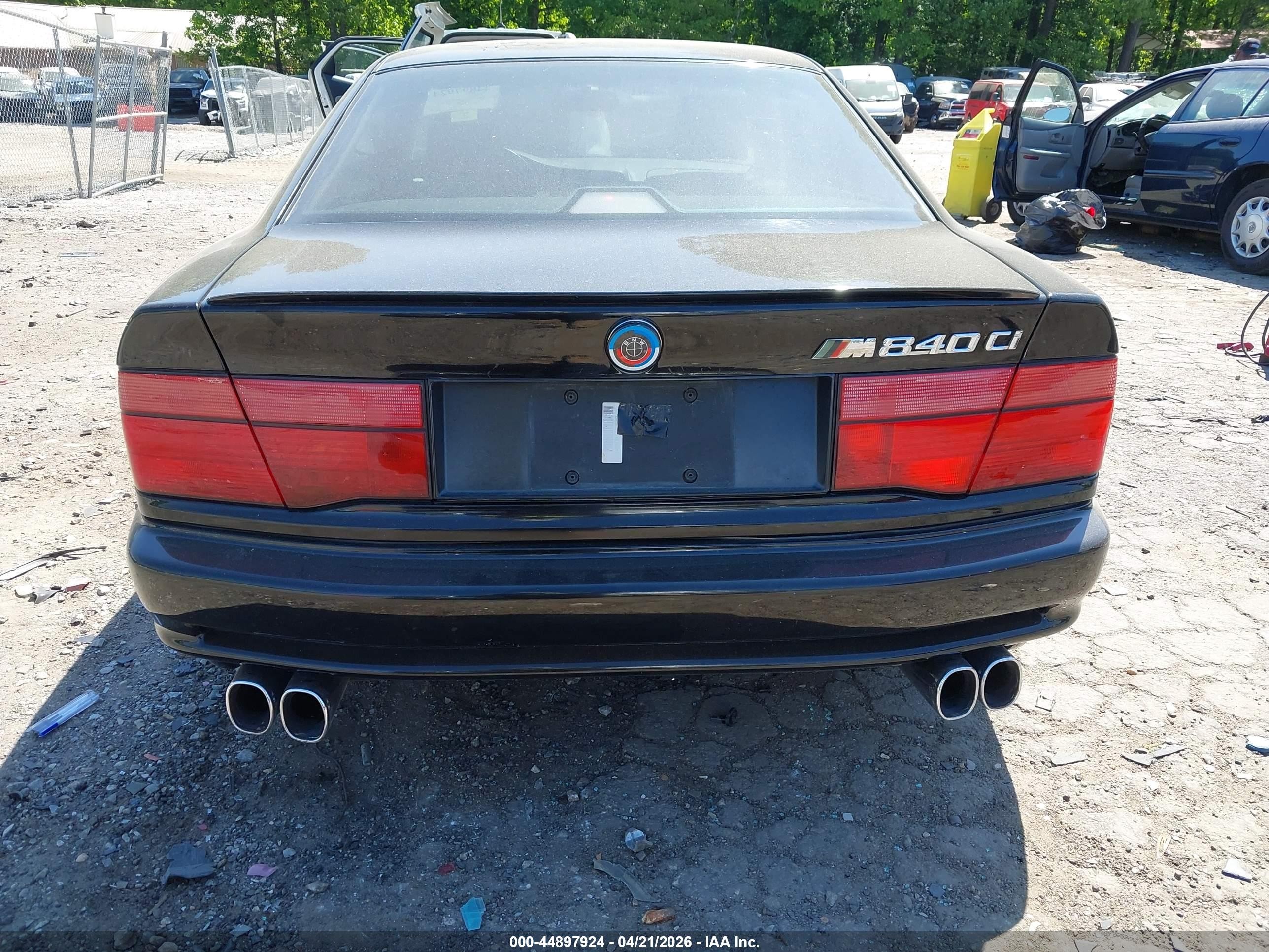 1997 Bmw 840cia   Black vin: WBAEF8321VCC31253