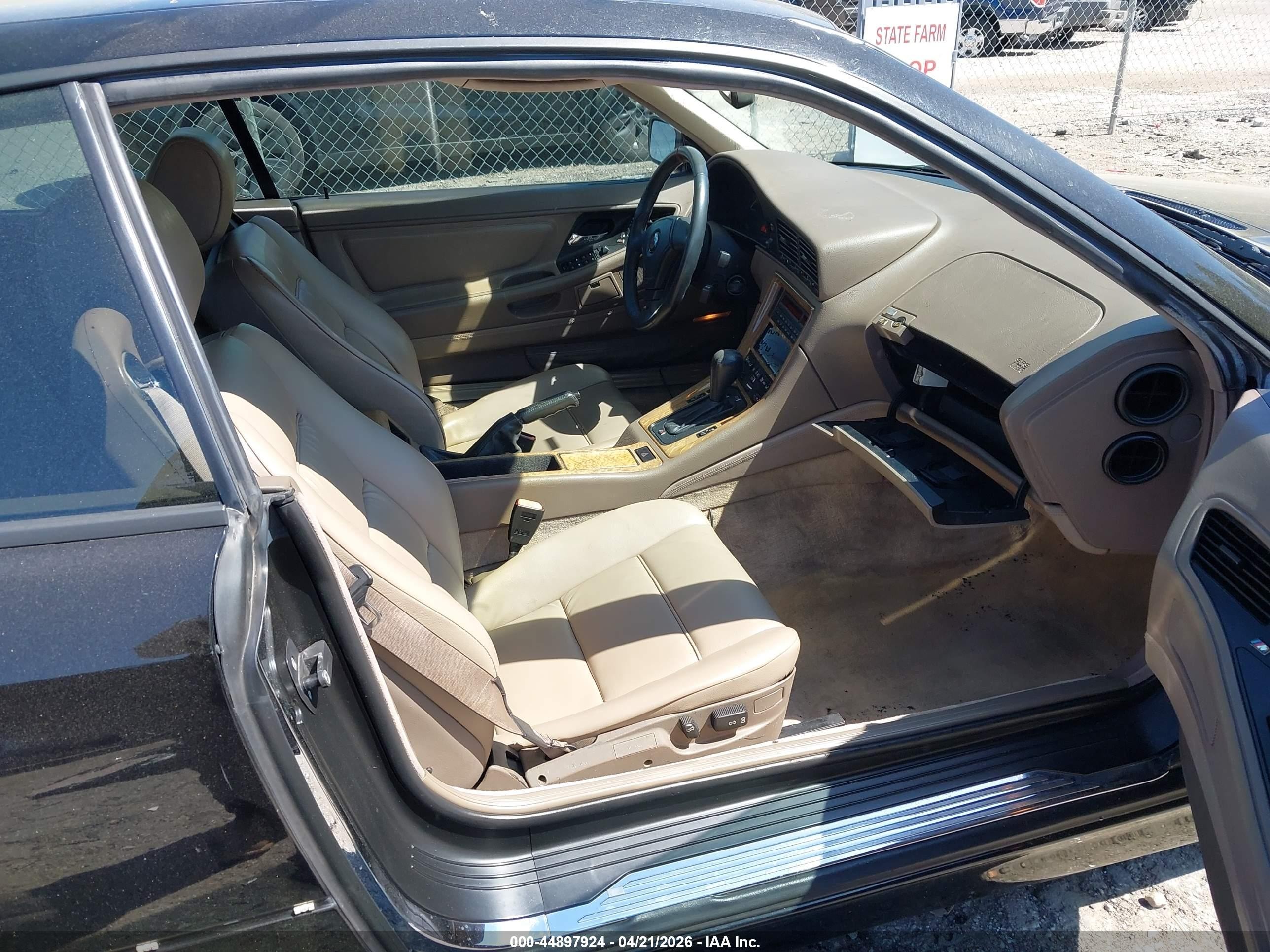 1997 Bmw 840cia   Black vin: WBAEF8321VCC31253