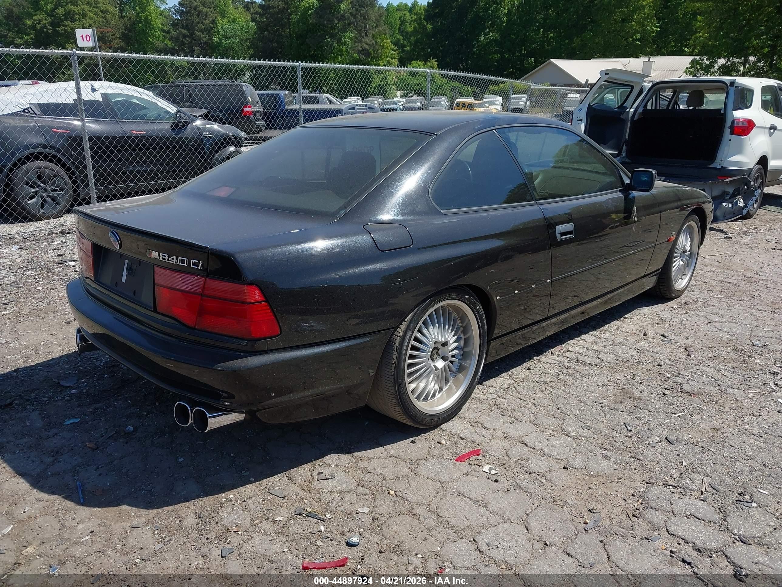 1997 Bmw 840cia   Black vin: WBAEF8321VCC31253