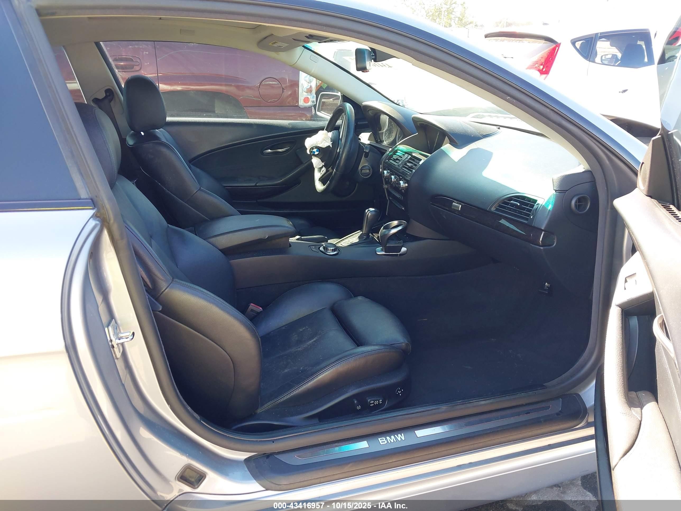 2006 Bmw 650i   Silver vin: WBAEH13406CR51029