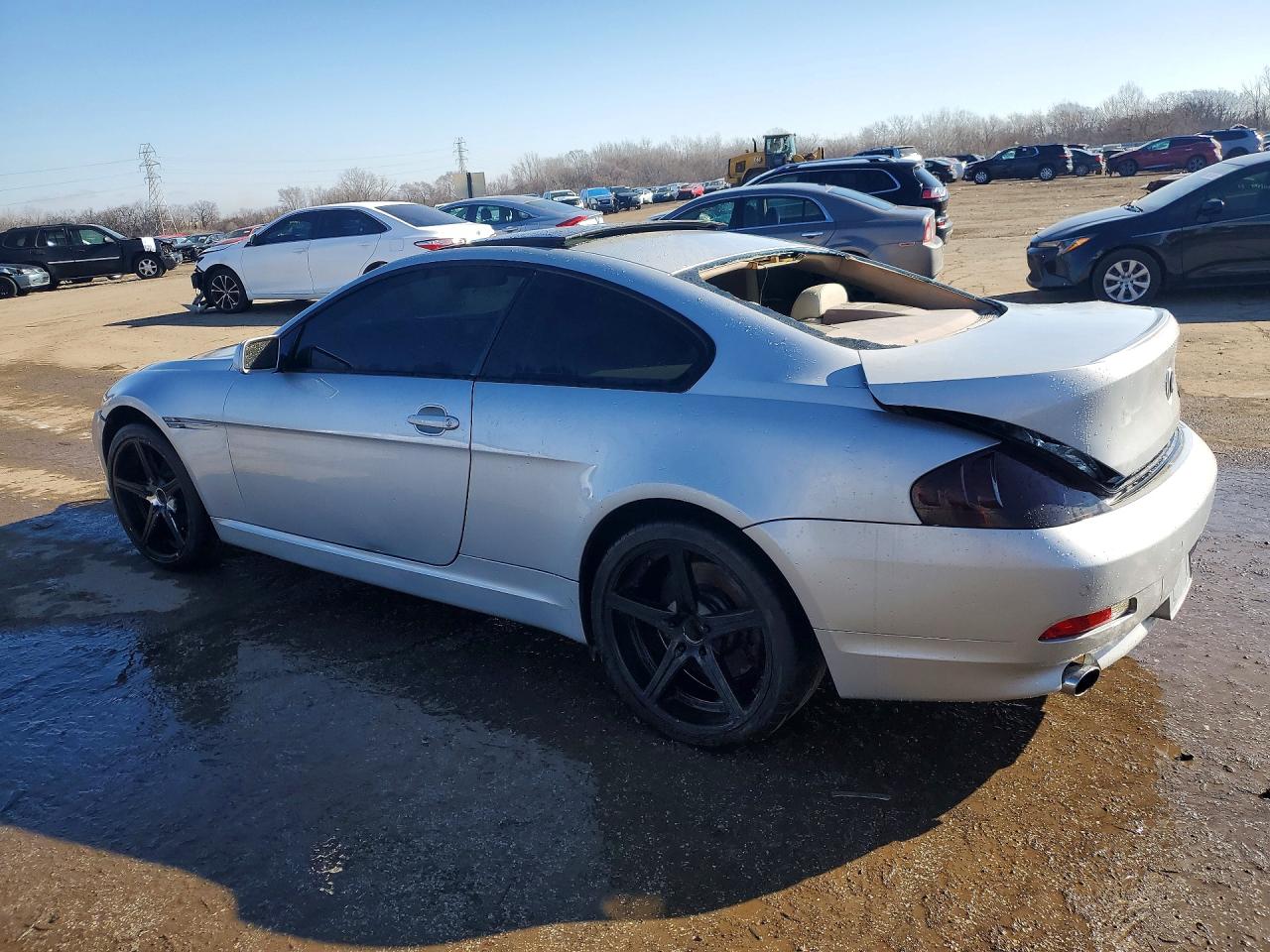 2006 Bmw 650 I Серебряный vin: WBAEH13476CR50203