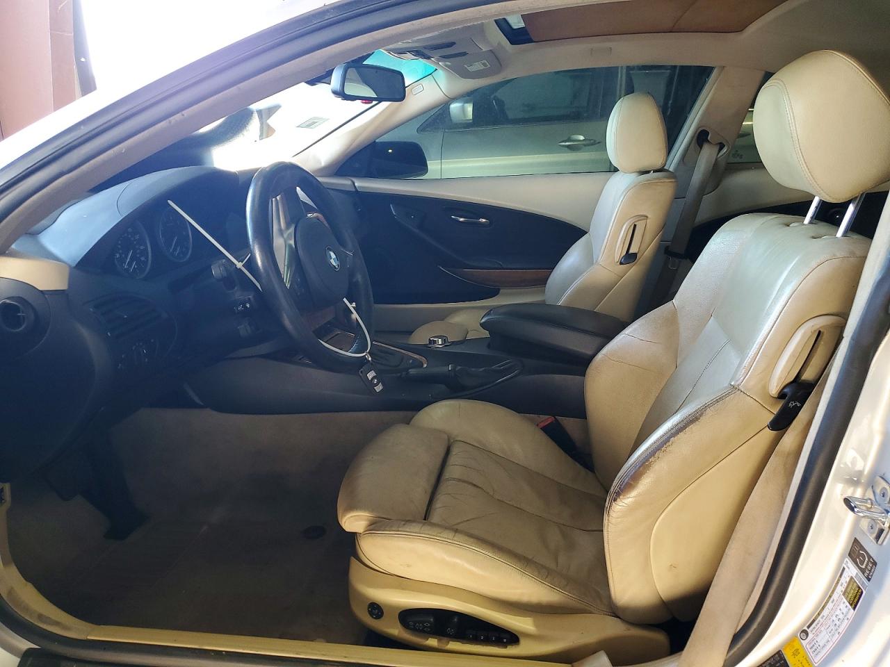 2006 Bmw 650 I Серебряный vin: WBAEH13476CR50203