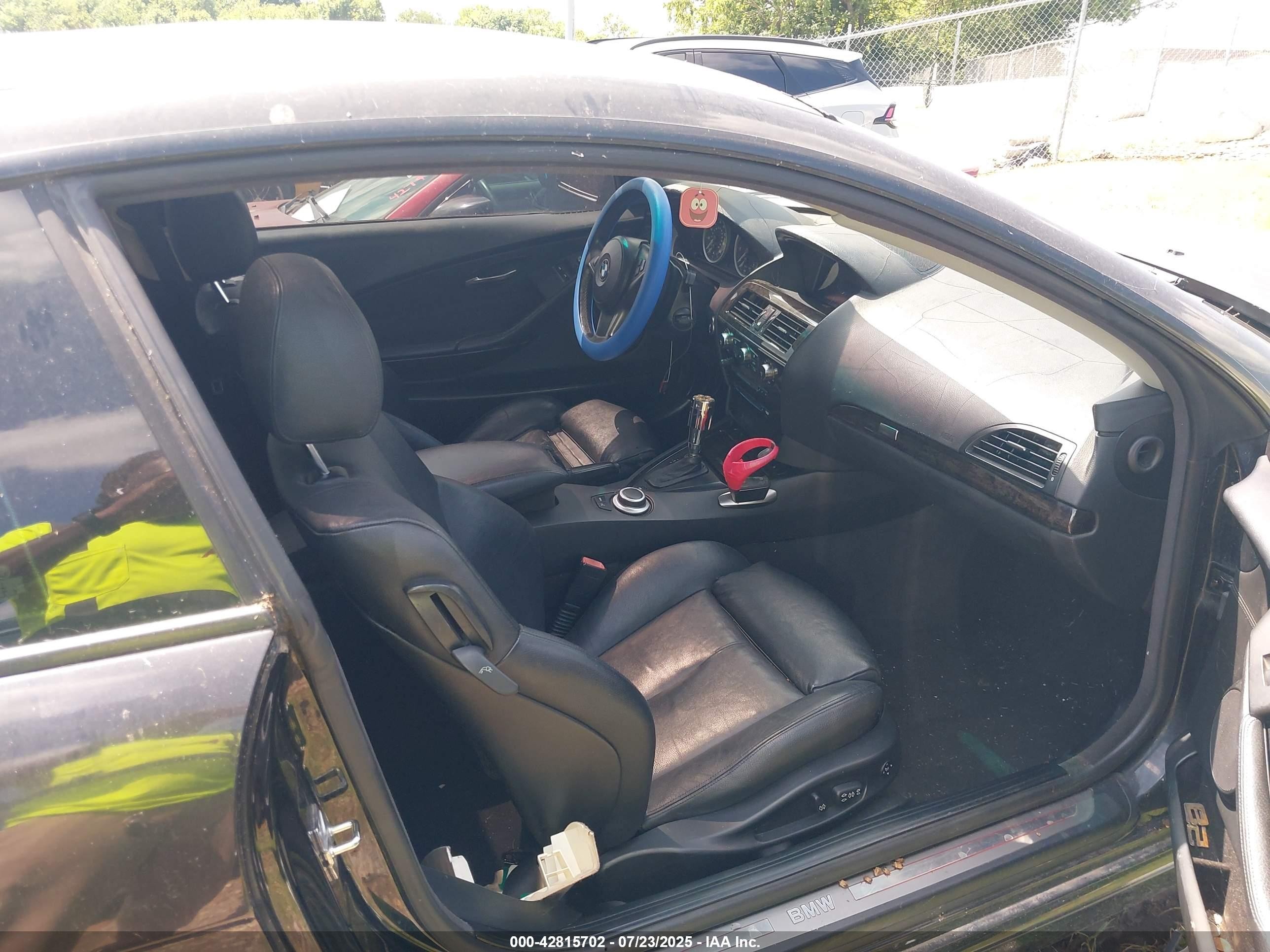 2006 Bmw 650i   Black vin: WBAEH13476CR50847