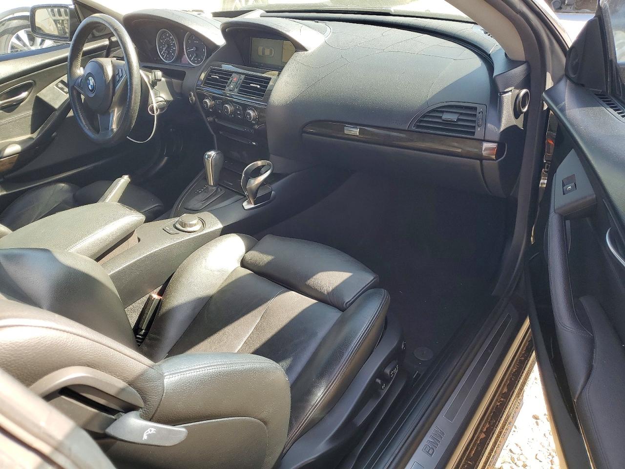 2006 Bmw 650 I Black vin: WBAEH13486CR49867