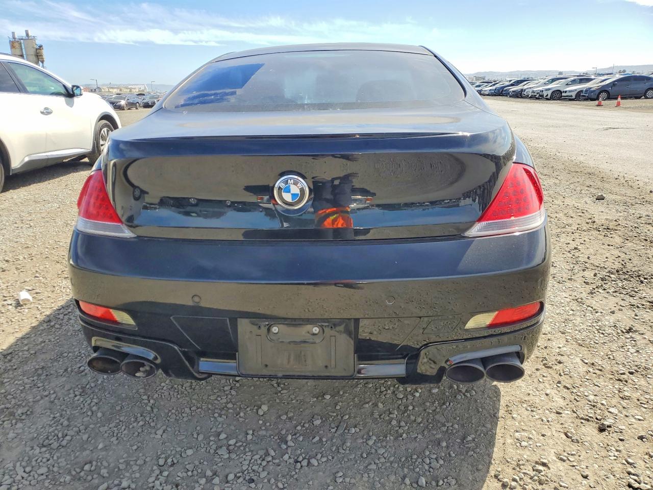 2006 Bmw 650 I Black vin: WBAEH13486CR49867