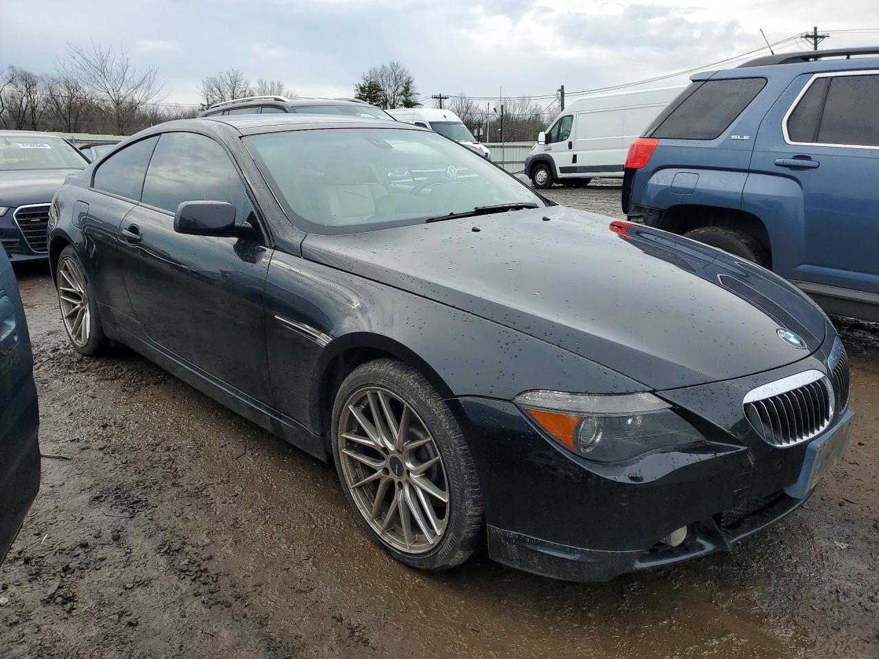 2006 Bmw 650 I Black vin: WBAEH13486CR50372