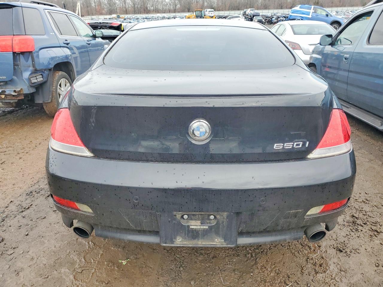 2006 Bmw 650 I Black vin: WBAEH13486CR50372