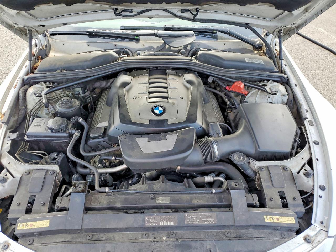 2006 Bmw 650 I Silver vin: WBAEH13486CR50517