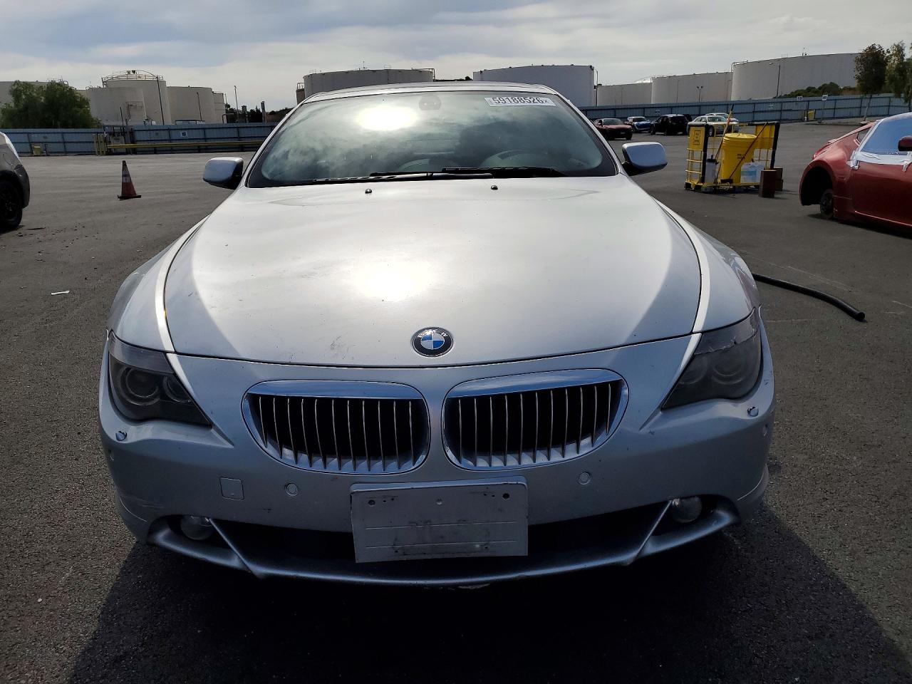 2006 Bmw 650 I Silver vin: WBAEH13486CR50517
