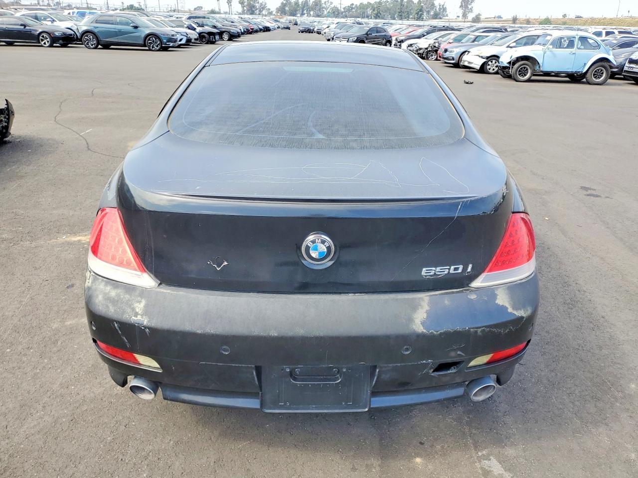 2006 Bmw 650 I Black vin: WBAEH13486CR50792
